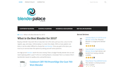 Desktop Screenshot of blenderpalace.com